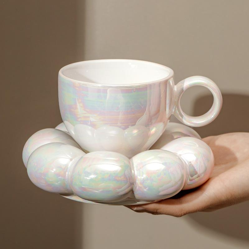 Espresso Cup Saucer - Ceramic Cappuccino Coffee Cup And Saucer