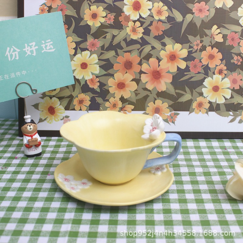 Espresso Cup Saucer - Coffee Cup and Saucer Set Simple