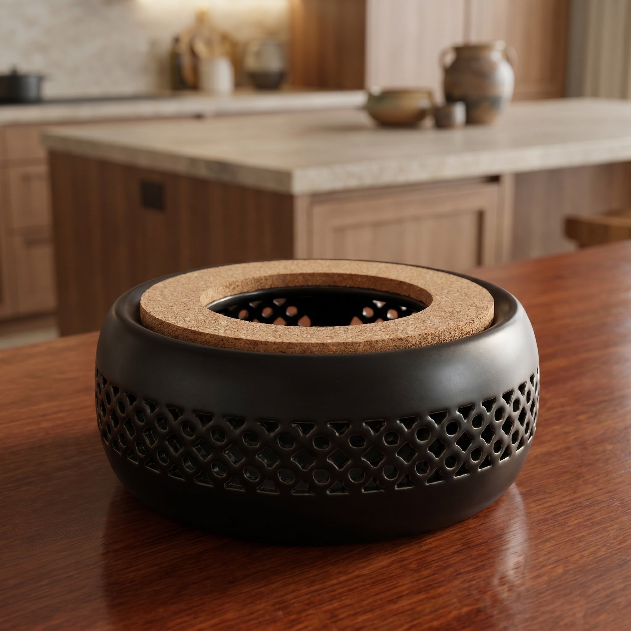Ceramic Teapot Warmer Cork Cus - Coffee And Tea Glass review and price