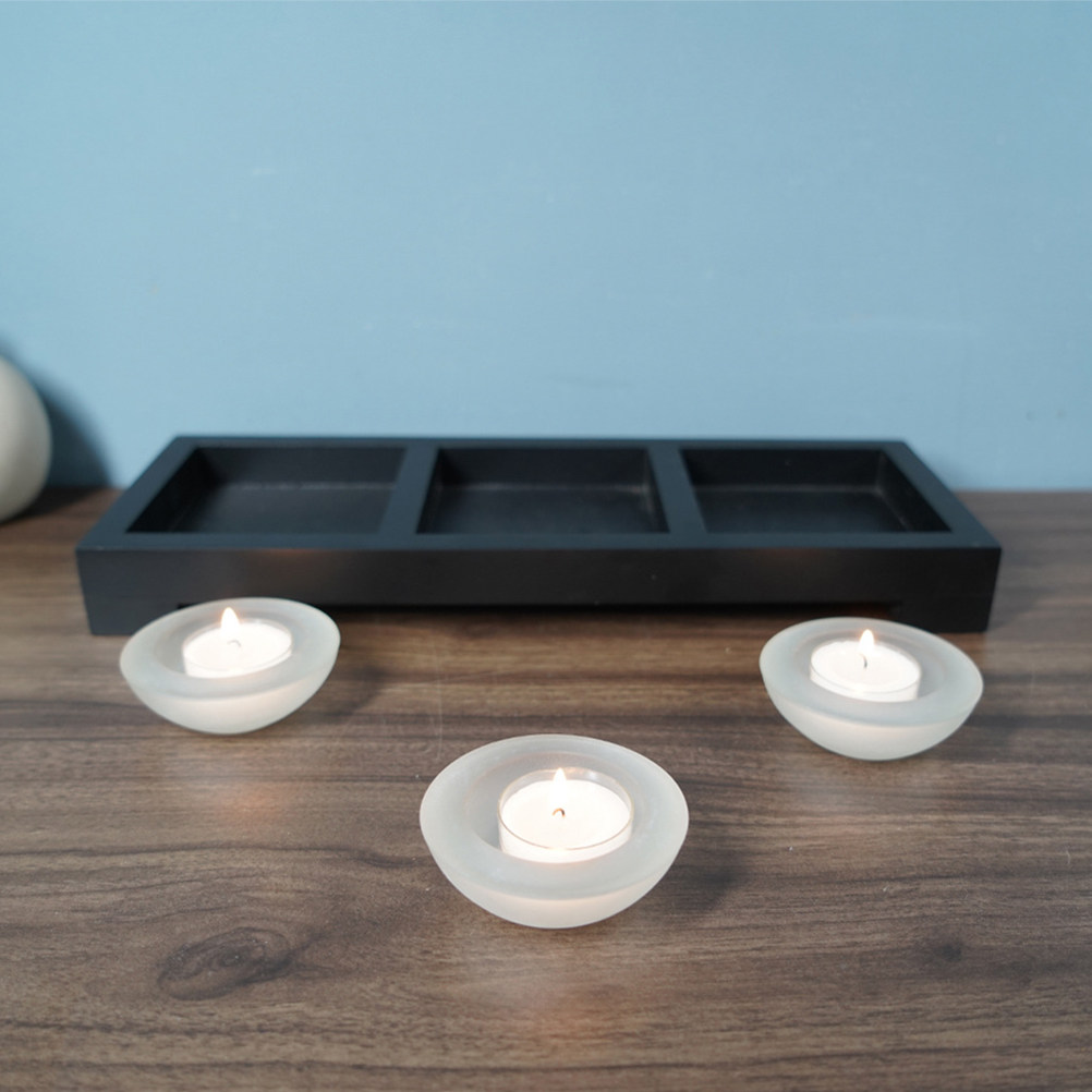 1 Set Glass Tea Light Holders  - Coffee And Tea Glass review and price