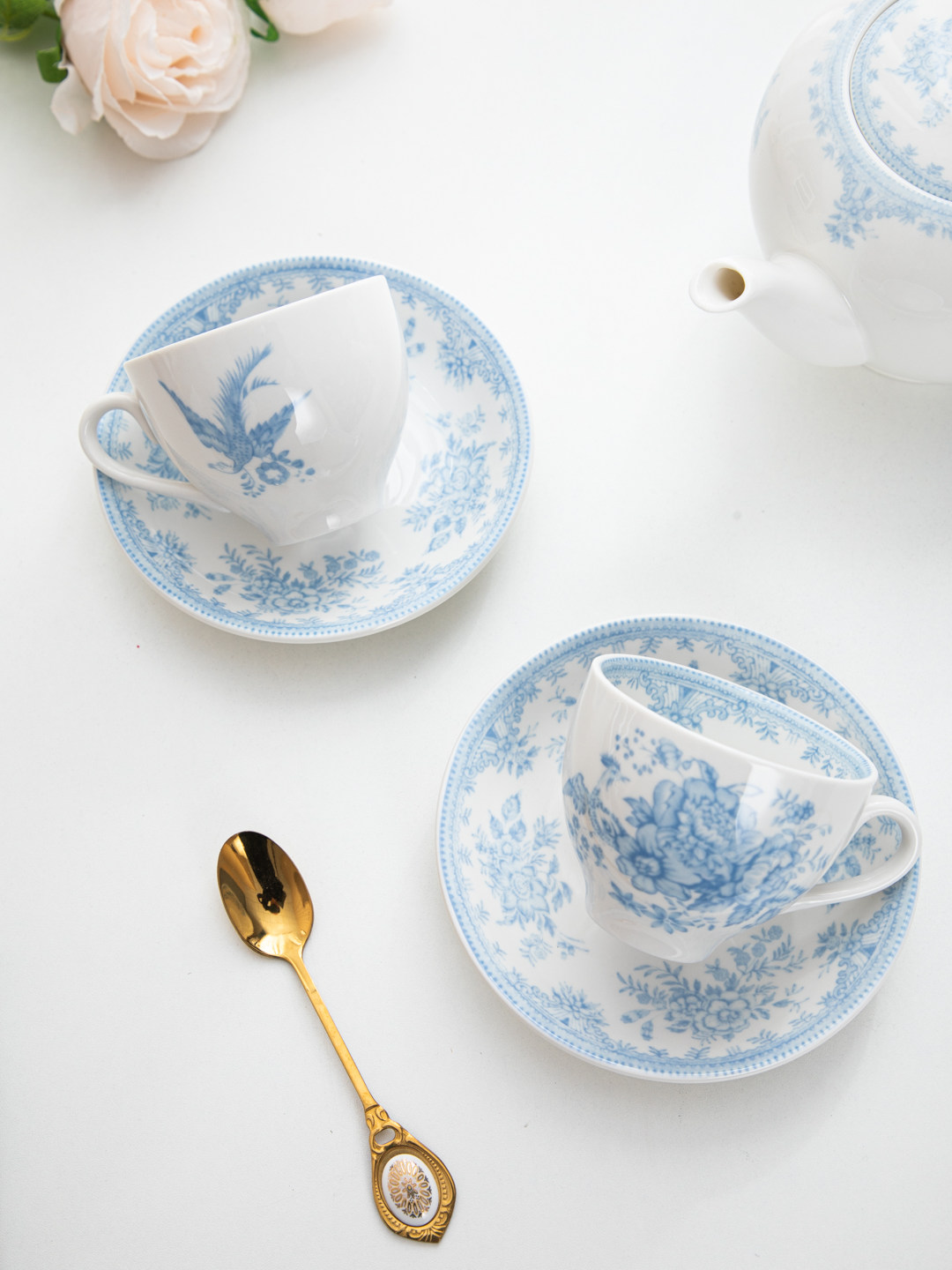 House, retro blue peony aftern - Espresso Cup Saucer review and price