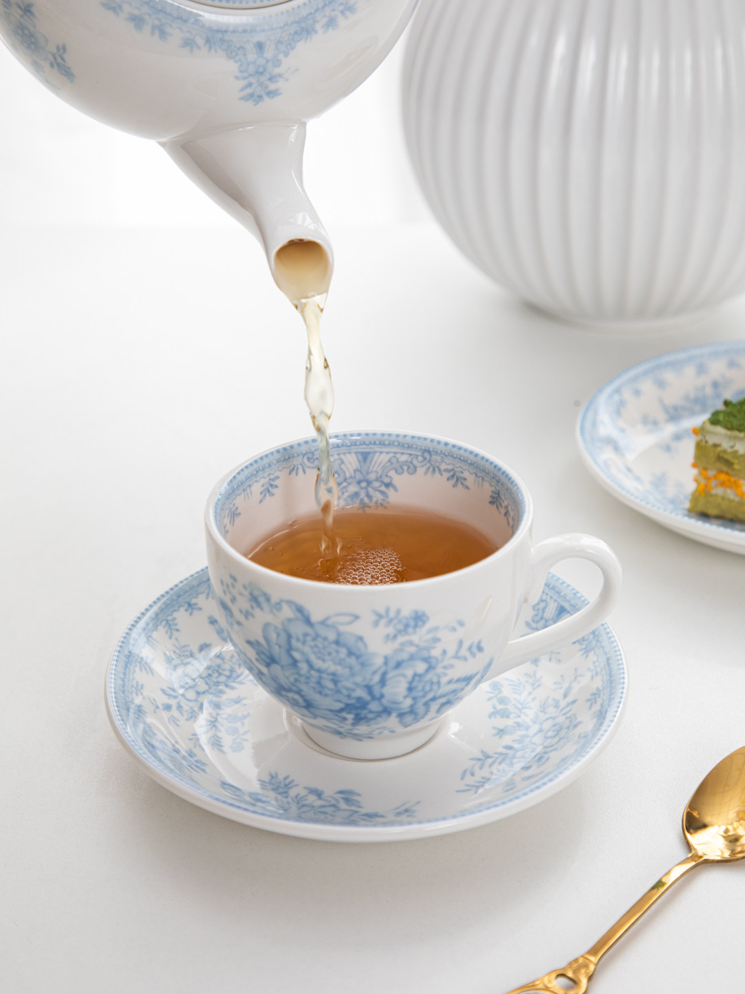 House, retro blue peony aftern - Espresso Cup Saucer review and price