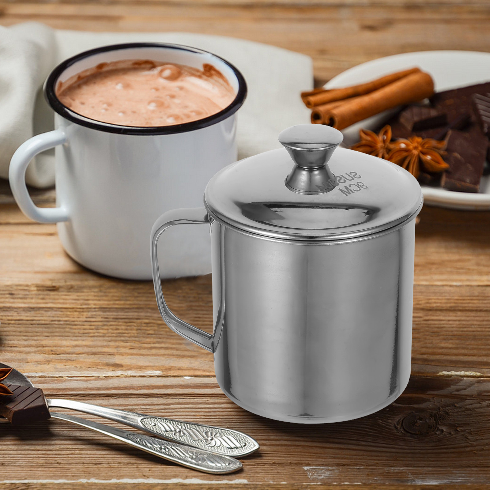 Stainless Steel Cup Double Lay - Coffee Tea & Jane review and price