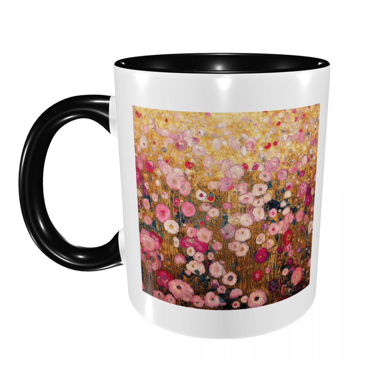 Gustav Klimt Pink Flower Garde - Coffee Tea Gardens review and price