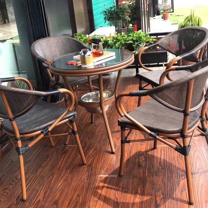Outdoor garden rattan courtyar - Coffee Tea Gardens review and price