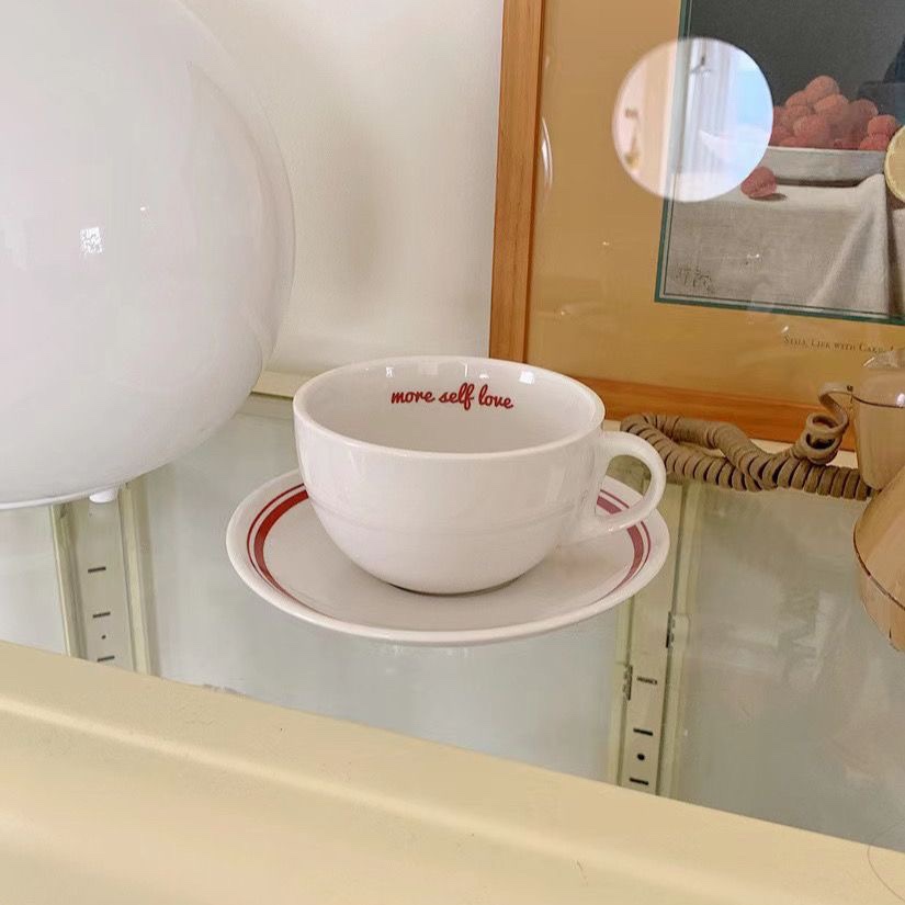 Korea Letters Coffee Cup Sauce - Espresso Cup Saucer review and price