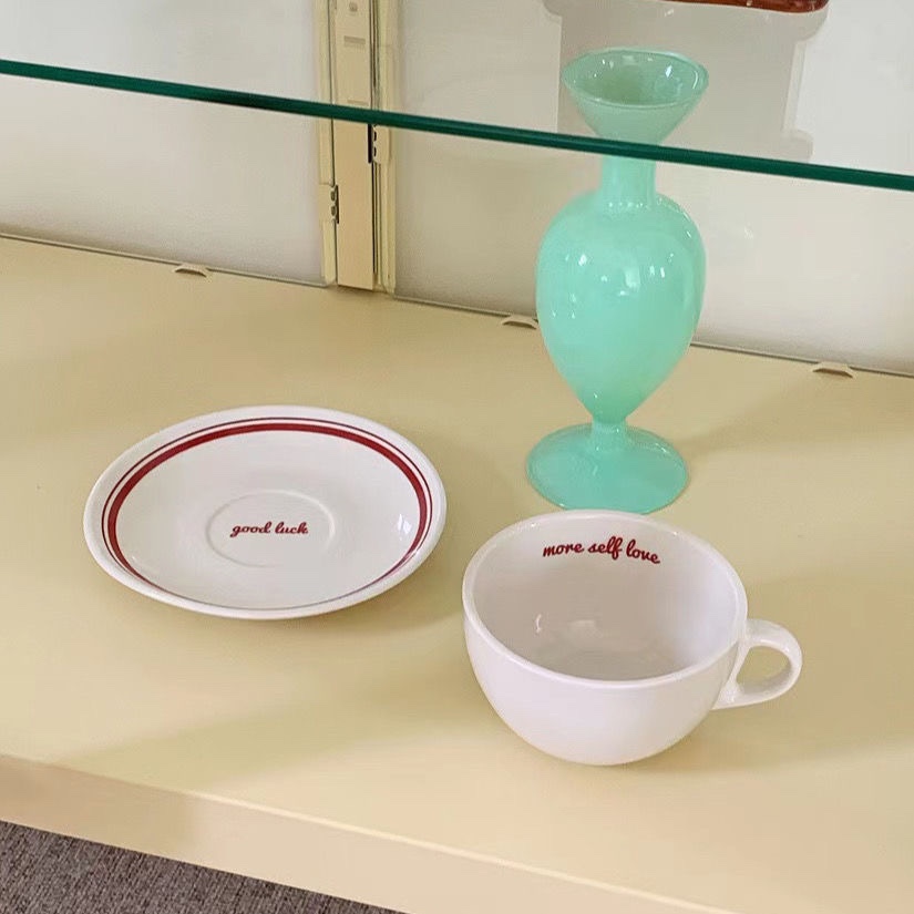 Korea Letters Coffee Cup Sauce - Espresso Cup Saucer review and price