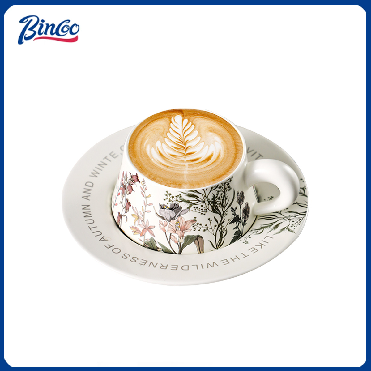 BINCOO 260ml Ceramic Coffee Cu - Espresso Cup Saucer review and price