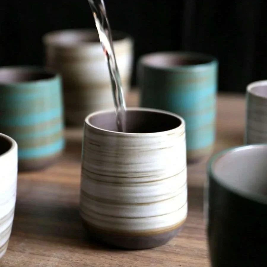 Hand-Painted Crackle Glaze Sto - Coffee Tea Pictures review and price